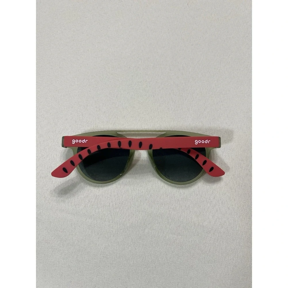 Goodr Sunglasses Watermelon Wasted Polarized Running Farmer's Market Ltd Edition